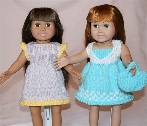 Ravelry Country Summer Dresses For 18 Inch Dolls Pattern By Frugal