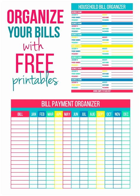 Printable Monthly Billing Chart Calendar Template Printable