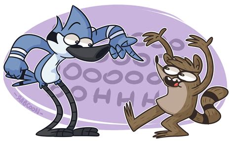 Mordecai And Rigby By Rab Arts On Deviantart