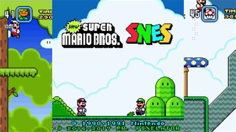 New Super Mario Bros Snes Rom Hack Youtube