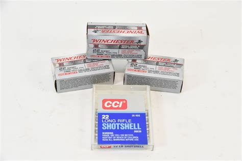 150 Rounds Winchester 22lr And 10 Rounds Cil 22lr Shot Shells