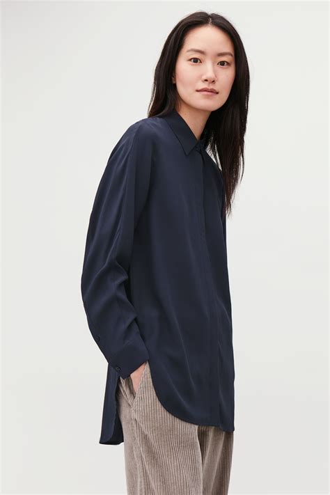 Long Cocoon Silk Shirt Cocoon Silk Women Wear Silk Shirt