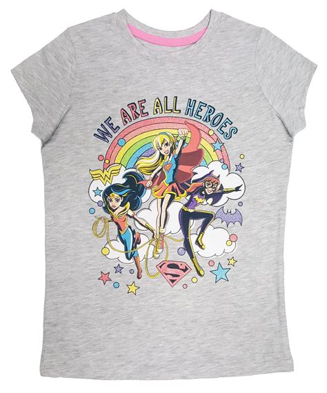 Superhero Girls Girls Short Sleeve T Shirt Walmart Canada