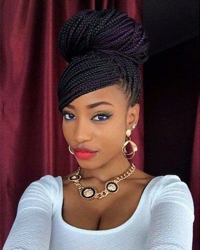 Little black girl braided bun hairstyles. African American Updo Hairstyles | New Natural Hairstyles