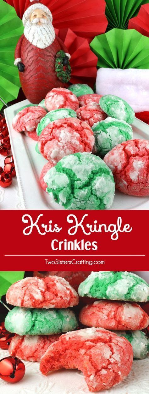 Cream butter and sugar together. Kris Kringle Crinkles | Recipe | Classic christmas cookie ...