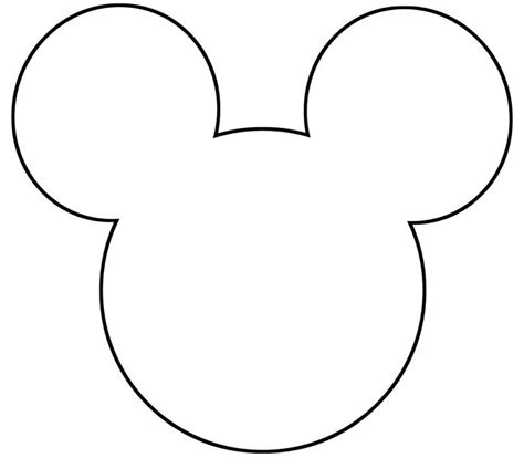 Minnie Mouse Head Outline Free Download On Clipartmag