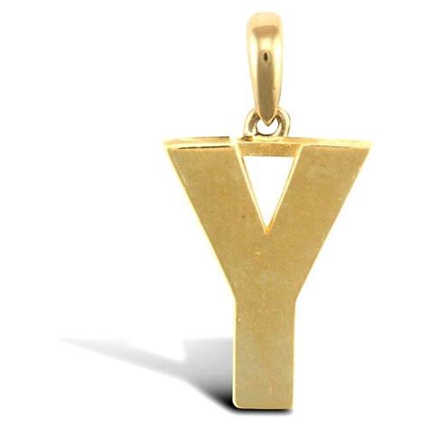 9ct Gold Initial Pendant Solid 9ct Gold Any Name Letter Initial 9ct