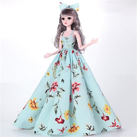 1 Piece Clothes For Doll Accessories Clothes For 60cm Bjd Dolls Toys For Girls Only Dress No