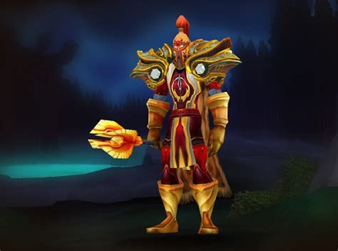 Warcraft Looks Plate Mogging Outfit The Golden Knight
