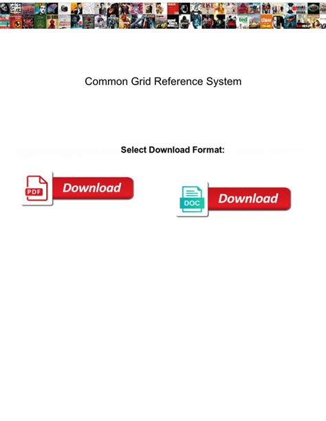 Common Grid Reference System Docslib