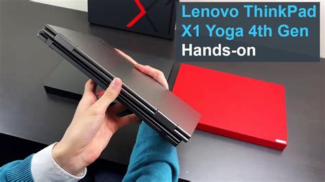 Lenovo Thinkpad X1 Yoga 4th Gen 4k Hands On Youtube