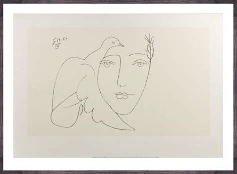 Le Visage De La Paix 1950 Silkscreen Print By Pablo Picasso At King