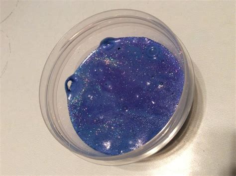 Galaxy Fluffy Slime With Holo Glitter