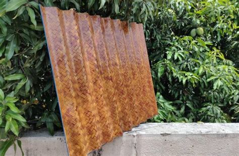 Bamboo Mat Corrugated Sheet Innova Roofings And Joinery
