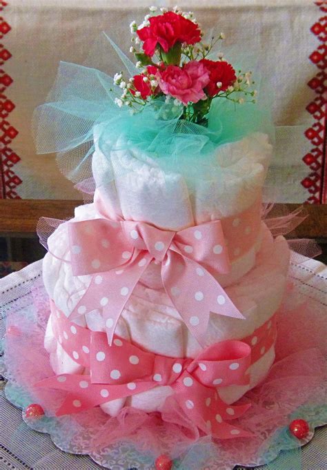 Baby Shower – Diaper Cakes and Craft Ideas