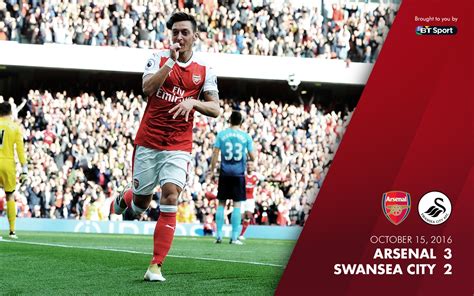 Arsenal 3 2 Ville De Swansea Fond Décran Arsenal Club 2016 2017 Aperçu
