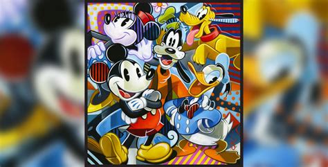 See How Classic Disney Characters And Cubism Inspired Artist Tim