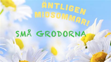 Små grodorna by blue music group, released 01 october 2013. Midsommarlistan - Små grodorna - YouTube