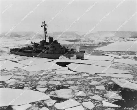 Crp 16278 1948 Admiral Richard E Byrds Ship In Antarctica Documentary