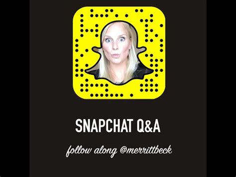 Answers to questions in the category «snapchat questions»: Snapchat Q&A - YouTube
