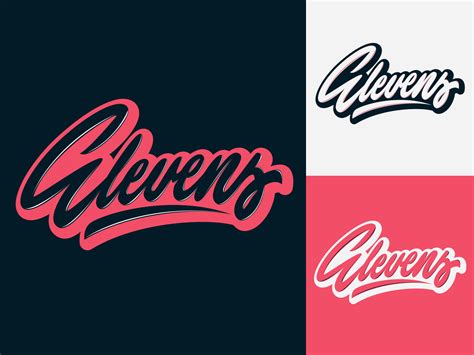 Elevens Lettering Logo For Soccer Brand By Yevdokimov On Dribbble
