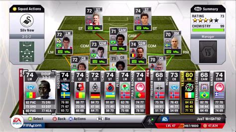Fifa 13 Ultimate Team Teams Update 5th March 2013 Youtube
