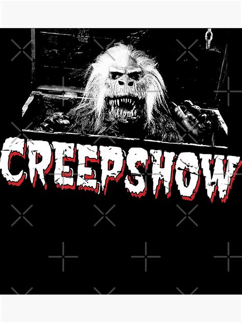 Beautiful Model Fluffy The Crate Beast Creepshow Halloween Poster For