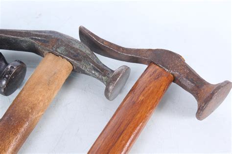 Lot Lot Of Four Antique Cobblers Hammers