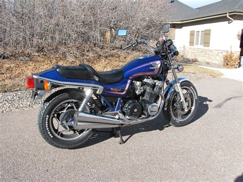 It is in pretty good shape. 1982 Honda CB750SC Nighthawk.