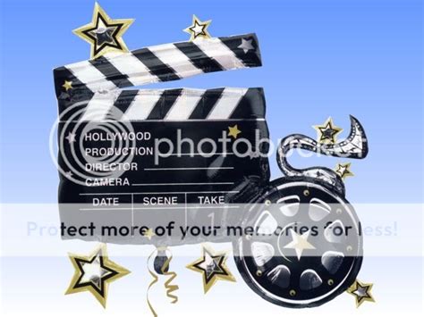 36 Hollywood Clapper Board Foil Supershape Balloon