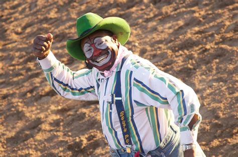 leon coffee professional rodeo clown  man