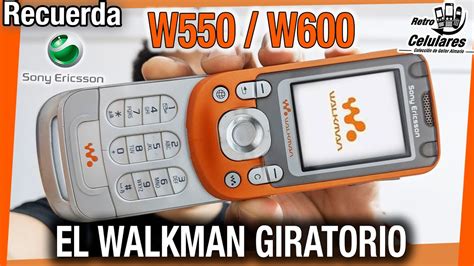 Recuerda Sony Ericsson W550 W600 El Walkman Giratorio Retro