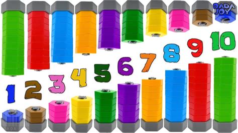 Números Y Colores Para Aprender Aprende Los Números Del 1 Al 10