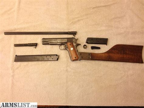 Armslist For Saletrade 1911 45cal Auto A1 Carbine Convertion Kit
