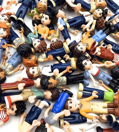 Lego Friends Boy Minifigure Male Toy Doll Figs Randomly Picked 7 Per