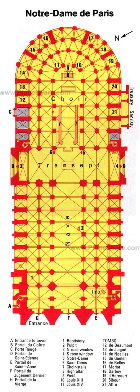 Notre Dame Cathedral Floor Plan Floorplansclick