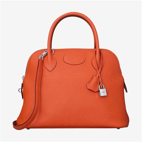 Hermes Women Bolide 31 Bag In Taurillon Clemence Leather Lulux