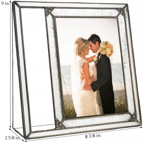 Wedding Picture Frame Personalized T Engraved Glass Etsy