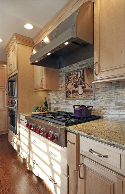 Beaverton kitchen cabinet & stone. Beaverton Maple Kitchen Remodel - Transitional - Kitchen - Portland - by Pacific Northwest Cabinetry