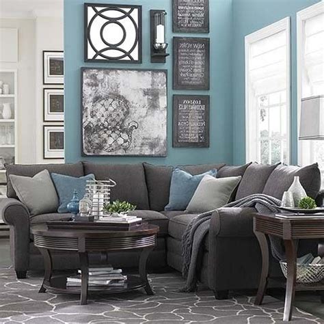 Grey Living Room With Teal 40 Grey Living Rooms That Help Your Lounge