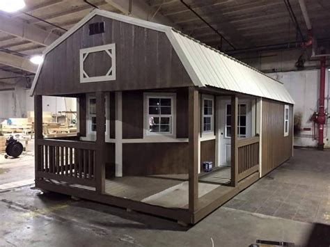 12x24 Wood Shed Turned Into Tiny Home With Loft Bedroom Create Your