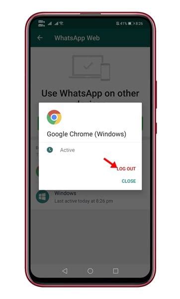 How To Remotely Logout From Whatsapp Desktop And Web Version Bdtwitter