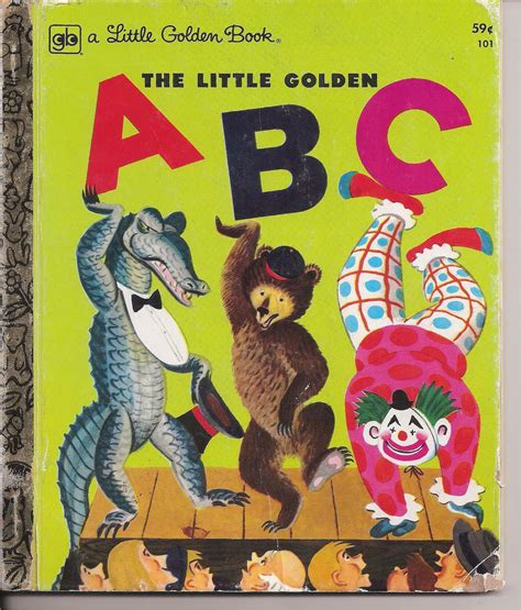 Vintage Little Golden Book Abc By Muddyriverantiques On Etsy