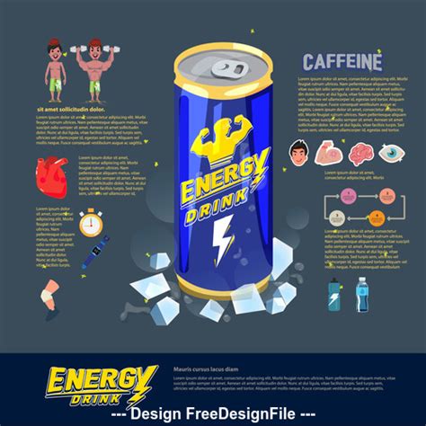Energy Drink Cartoon Illustration Vector Free Download