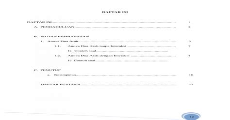 Contoh Soal Anova Dua Arah Dengan Interaksi - Barisan Contoh