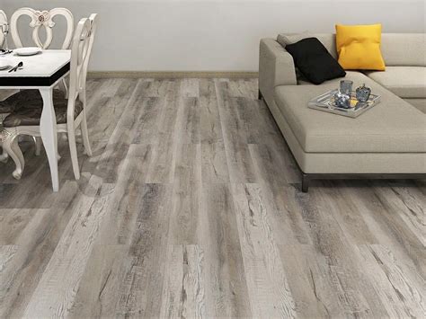 Is cheap vinyl flooring still a 100% waterproof flooring option? Nu-Vinyl Larix Grey Vinyl Flooring Click System - 1240 x ...