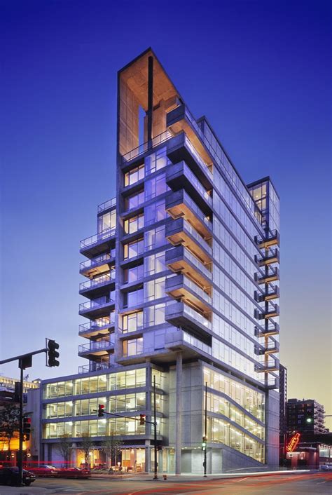 Contemporaine Residential Tower In Chicago Il By Perkins Will