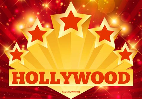 Hollywood Stars And Lights Illustration 138022 Vector Art At Vecteezy