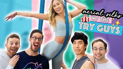 Trying Aerial Silks With The Try Guys Youtube