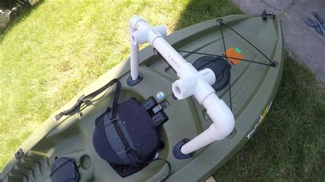 How To Make A Removable Trolling Motor Mount For Kayaks Youtube